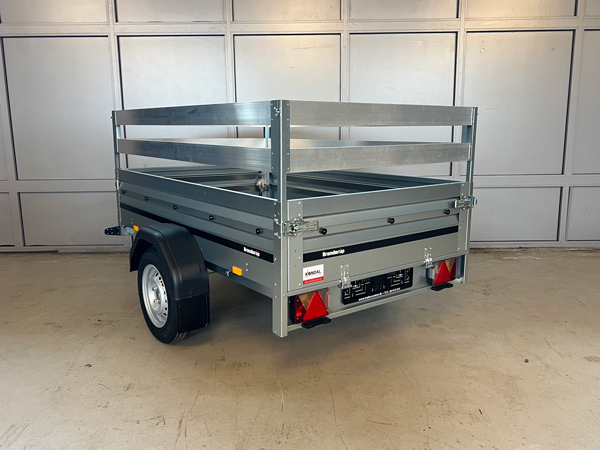 Brenderup 2205sub kampagnepakke med alu ræling og næsehjul bag