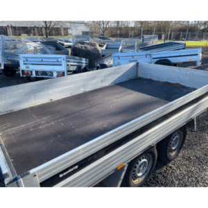 To-akslet åben trailer 2000 kg - udlejning Ejby Fyn